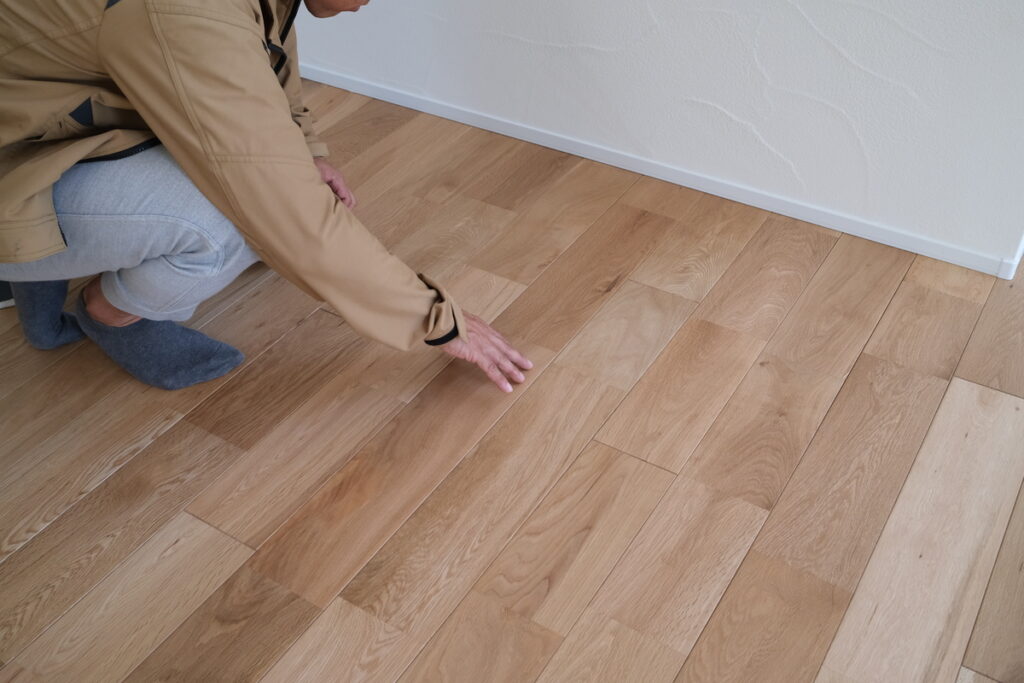 woodplus標準仕様の無垢床