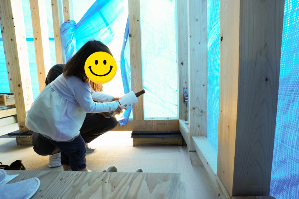 woodplusの上棟式